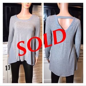 Stitch Fix Market & Spruce Gray Long Sleeve Top